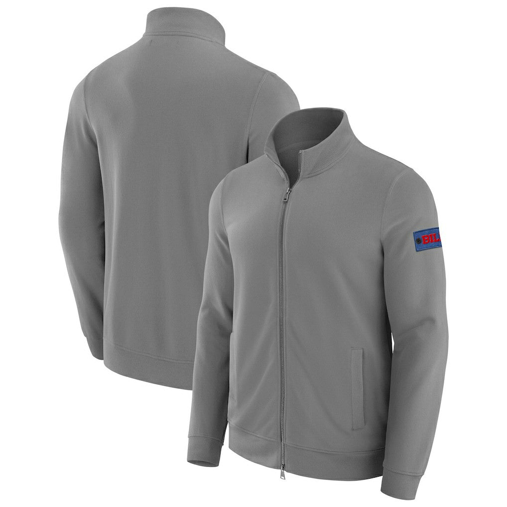 Buffalo Bills J. Palmer QB1 Full-Zip Sweatshirt - Graphite sale