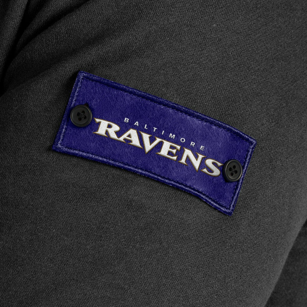 Baltimore Ravens J. Palmer QB1 Full-Zip Sweatshirt - Black on sale