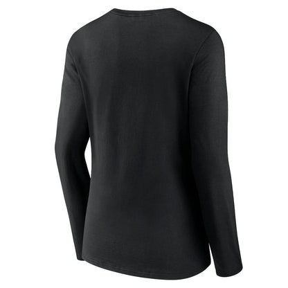 Boston Celtics Women's Overtime V-Neck Long Sleeve T-Shirt - Black on sale
