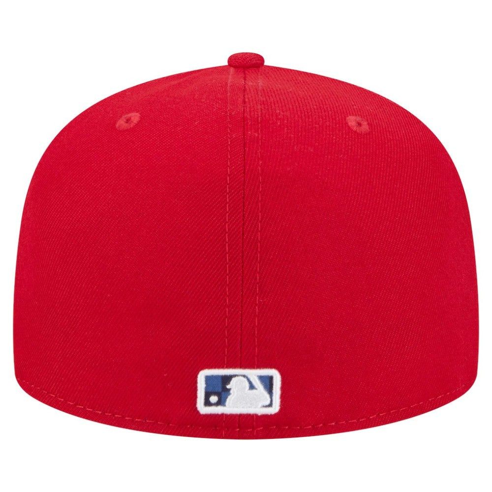 Washington Nationals Checkered Undervisor 59FIFTY Fitted Hat - Red | New Era