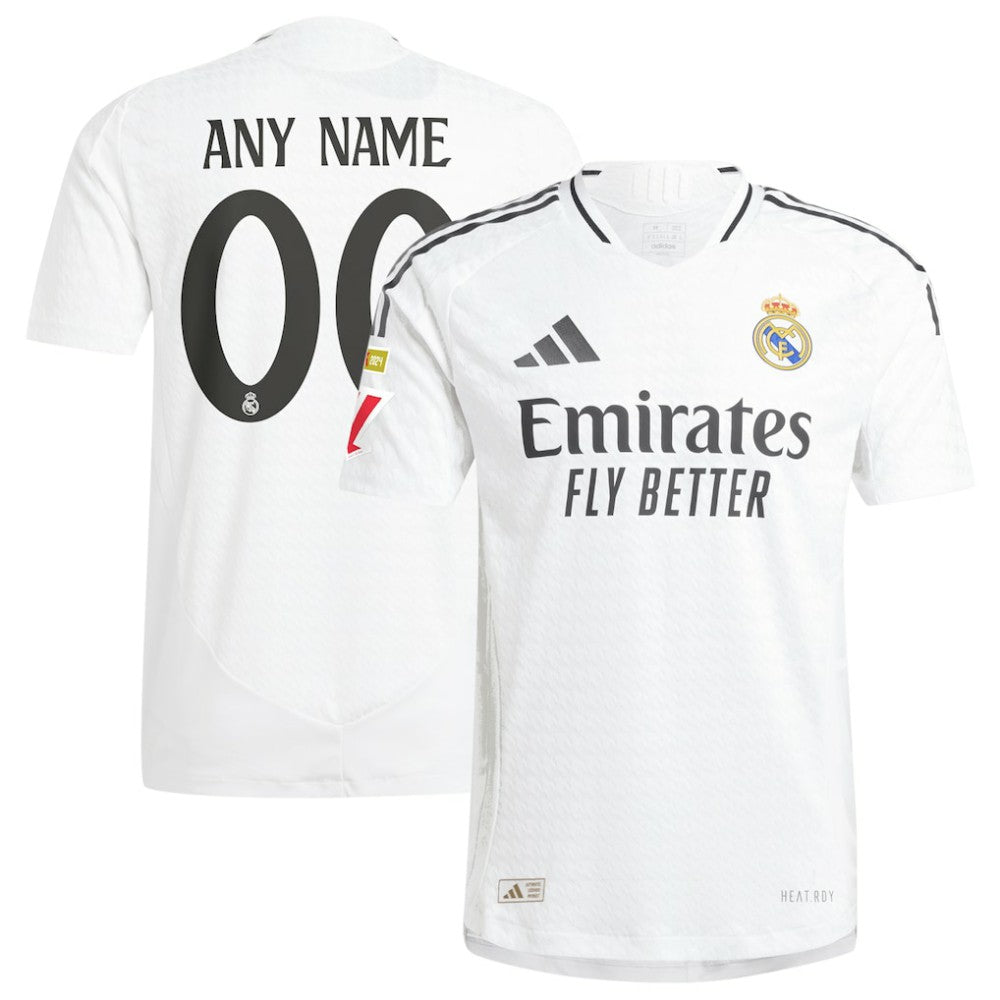 Real Madrid 2024/25 Home Custom Jersey - White | Adidas for sale