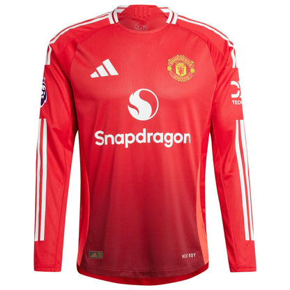 Manchester United 2024/25 Home Custom Long Sleeve Jersey - Red | Adidas online
