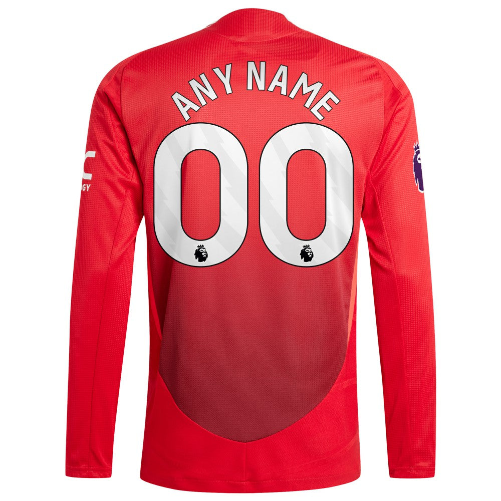 Manchester United 2024/25 Home Custom Long Sleeve Jersey - Red | Adidas online