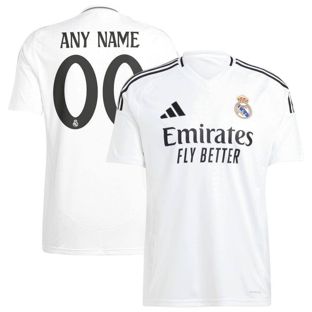 Real Madrid 2024/25 Home Replica Custom Jersey - White | Adidas shop