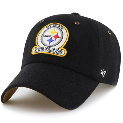 Pittsburgh Steelers Stoney Clover Lane x '47 Unisex Field Goal Clean Up Adjustable Hat - Black discount