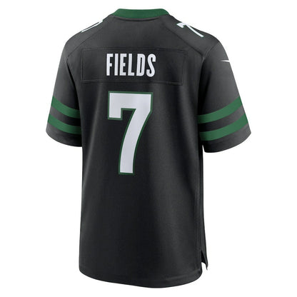 Justin Fields New York Jets Game Jersey - Stealth Black | Nike sale