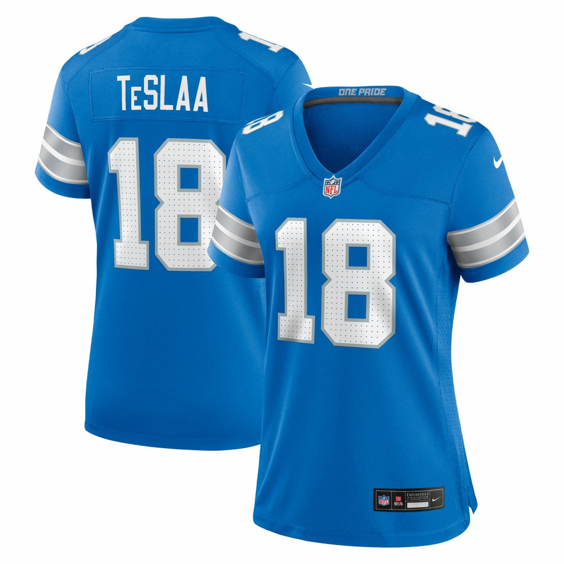 Isaac TeSlaa Detroit Lions Women's Game Player Jersey - Blue | Nike cheap