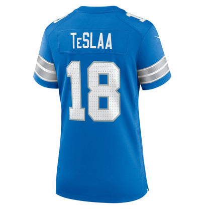 Isaac TeSlaa Detroit Lions Women's Game Player Jersey - Blue | Nike cheap
