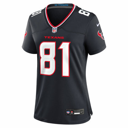 Jayden Higgins Houston Texans Women's Game Jersey - Navy | Nike for sale