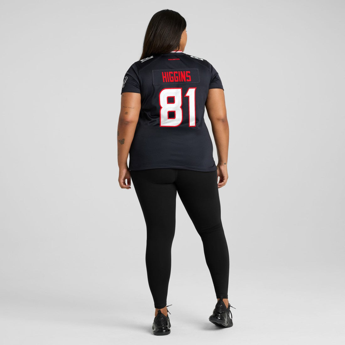 Jayden Higgins Houston Texans Women's Game Jersey - Navy | Nike for sale