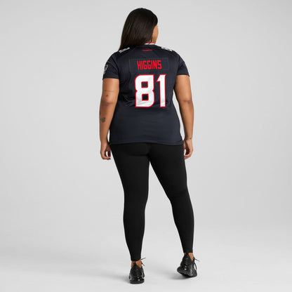 Jayden Higgins Houston Texans Women's Game Jersey - Navy | Nike for sale
