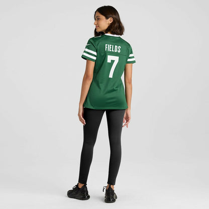 Justin Fields New York Jets Women's Game Jersey - Legacy Green | Nike on sale