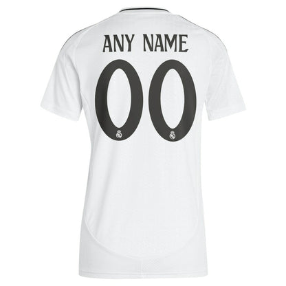 Real Madrid Women's 2024/25 Home Replica Custom Jersey - White | Adidas for sale