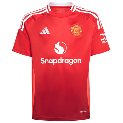 Manchester United Youth 2024/25 Home Replica Custom Jersey - Red | Adidas cheap