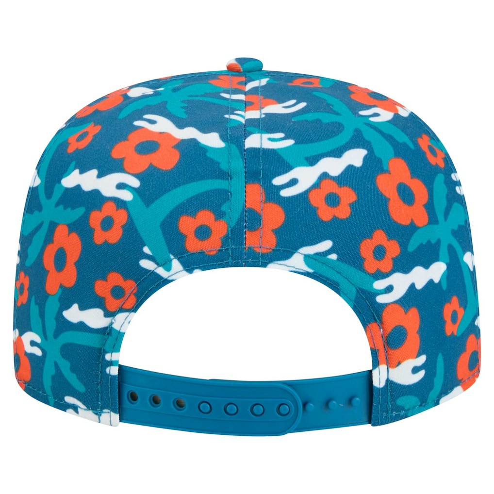 Miami Dolphins New Era Wakey Wakey Golfer Snapback Hat - Aqua outlet