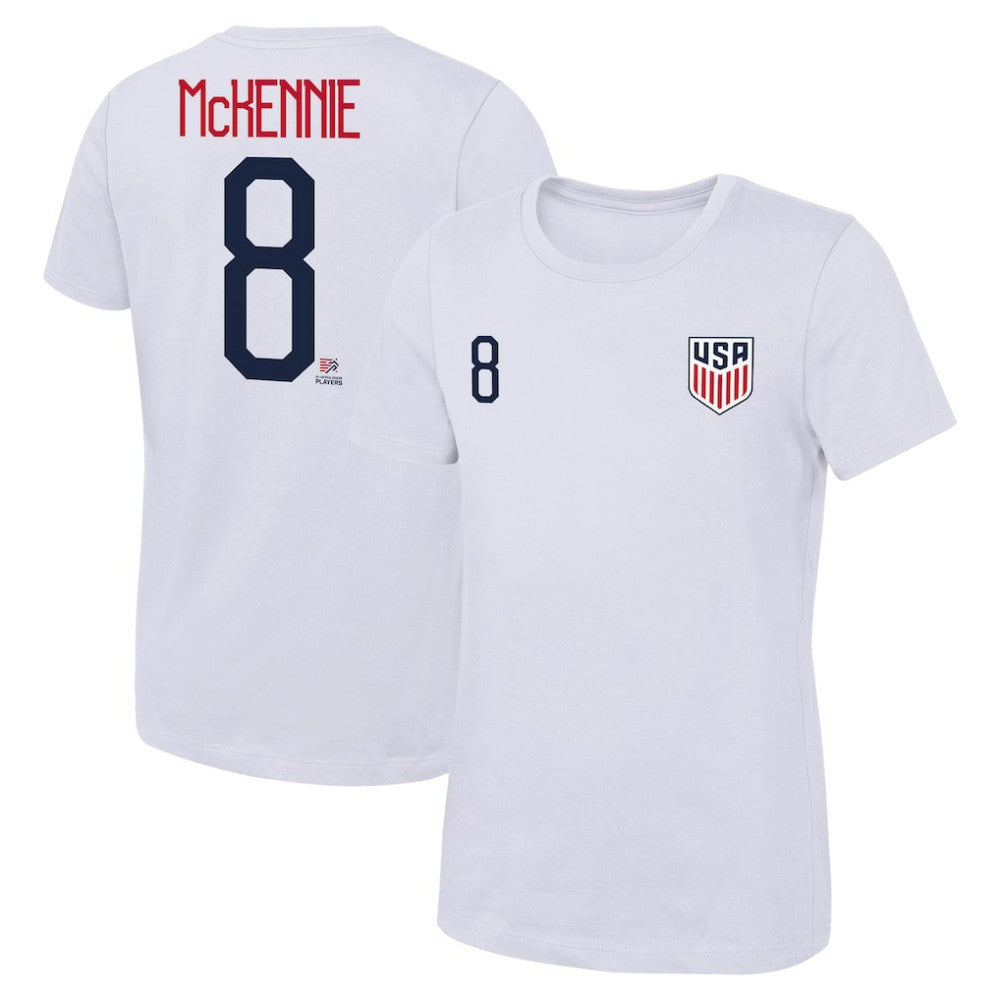 Weston McKennie USMNT Women's Name & Number T-Shirt - White outlet