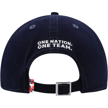 USMNT Unisex Snow Beach Corduroy Adjustable Hat - Navy for sale