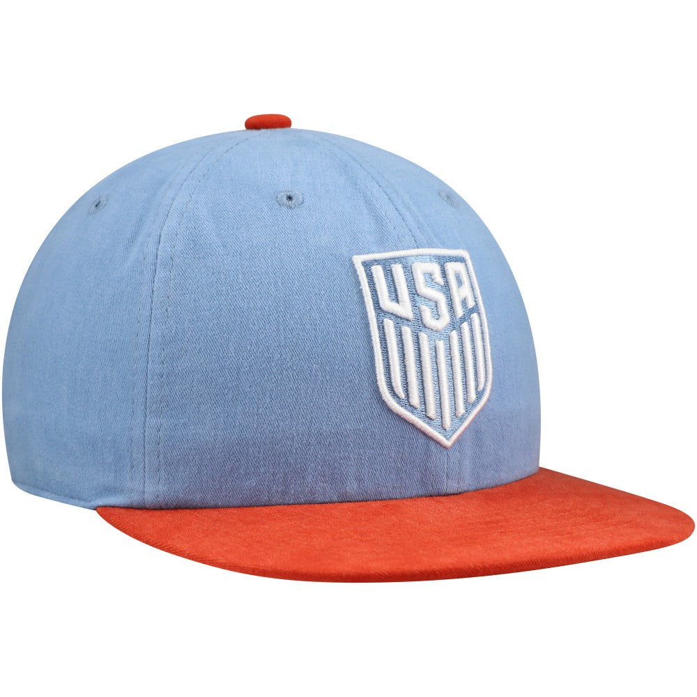 USMNT Unisex Swingman Adjustable Hat - Light Blue/Red sale
