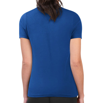 Kansas City Royals G-III 4Her by Carl Banks Women's Super-Slim Fit Lightweight Collage Team Graphic Crew Neck T-Shirt - Royal