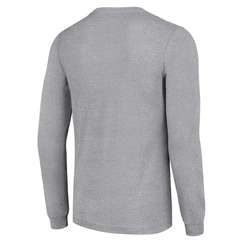 Minnesota Vikings Starter '80s Inspired Team Logo Long Sleeve T-Shirt - Heather Gray outlet
