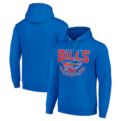 Buffalo Bills Starter ‘80s Inspired Pullover Hoodie - Royal sale