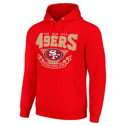 San Francisco 49ers Starter ‘80s Inspired Pullover Hoodie - Scarlet outlet