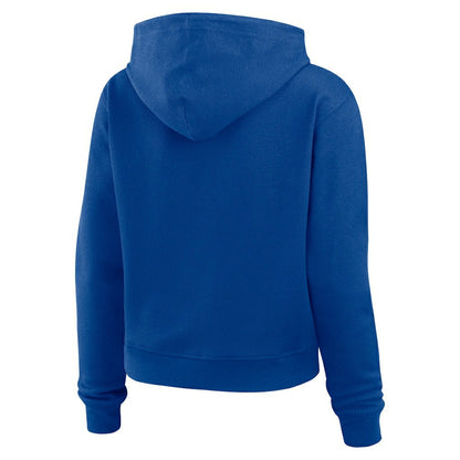 Buffalo Bills WEAR by Erin Andrews Women's Waffle Hoodie Pullover Top - Royal cheap