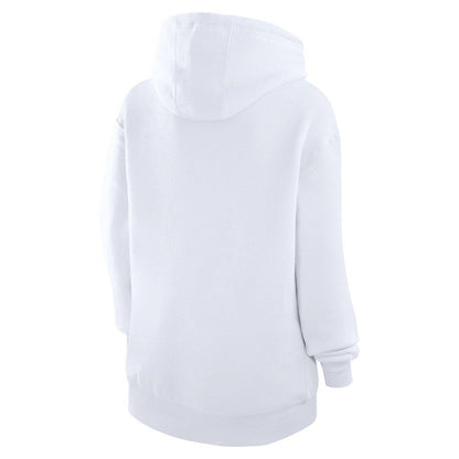 Brooklyn Nets G-III 4Her by Carl Banks Women's Team Collage Graphic Fleece Pullover Hoodie - White sale