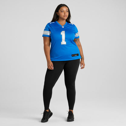 Number 1 Mom Detroit Lions Game Jersey - Blue | Nike discount