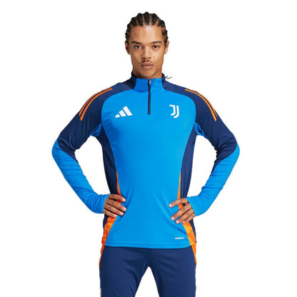 Juventus 2024/25 AEROREADY Raglan Quarter-Zip Training Top - Blue | Adidas shop