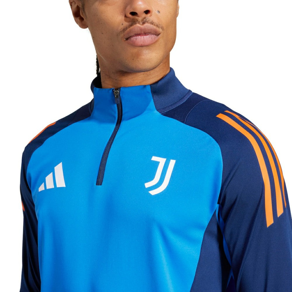 Juventus 2024/25 AEROREADY Raglan Quarter-Zip Training Top - Blue | Adidas shop