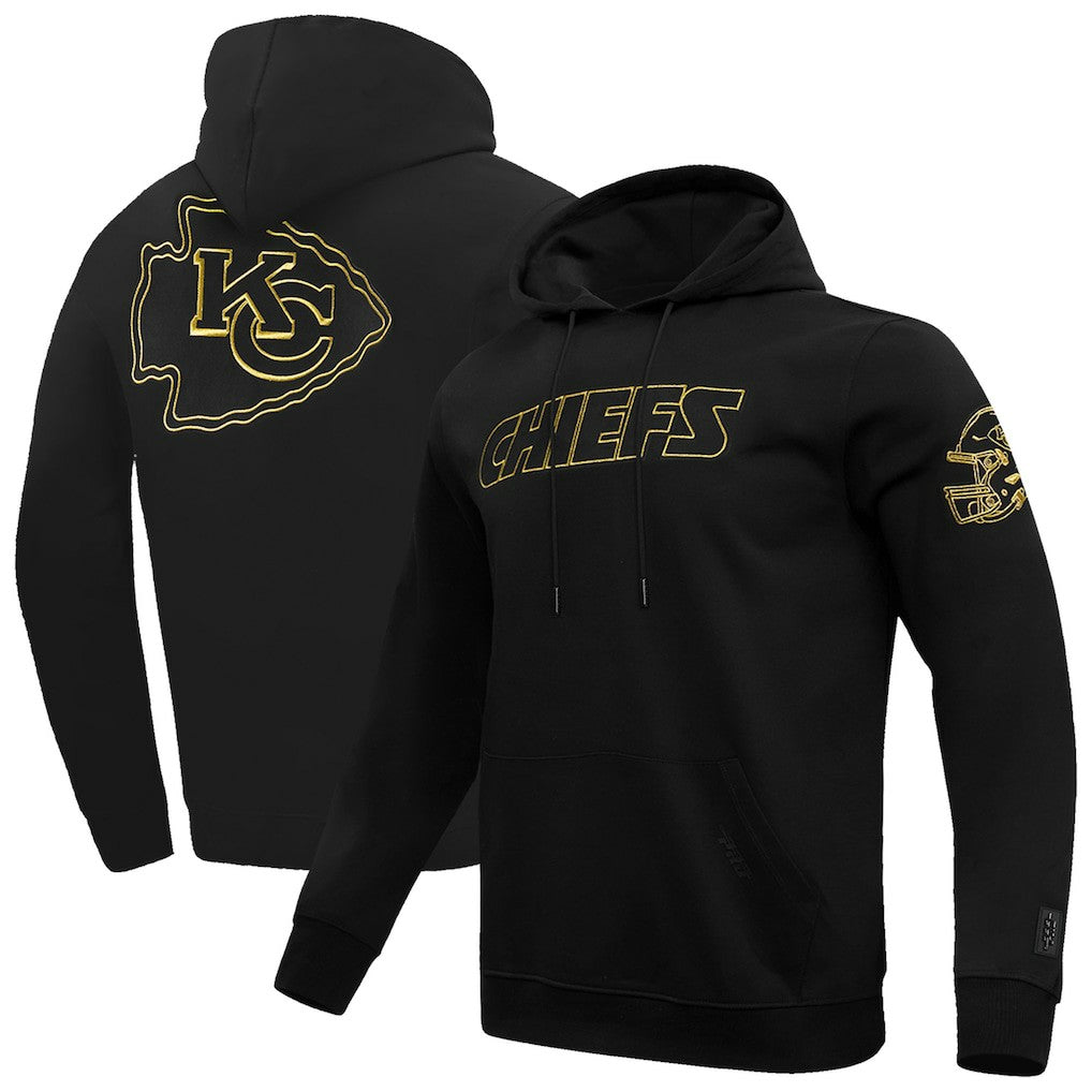 Kansas City Chiefs Pro Standard Classic Chenille Pullover Hoodie - Black sale