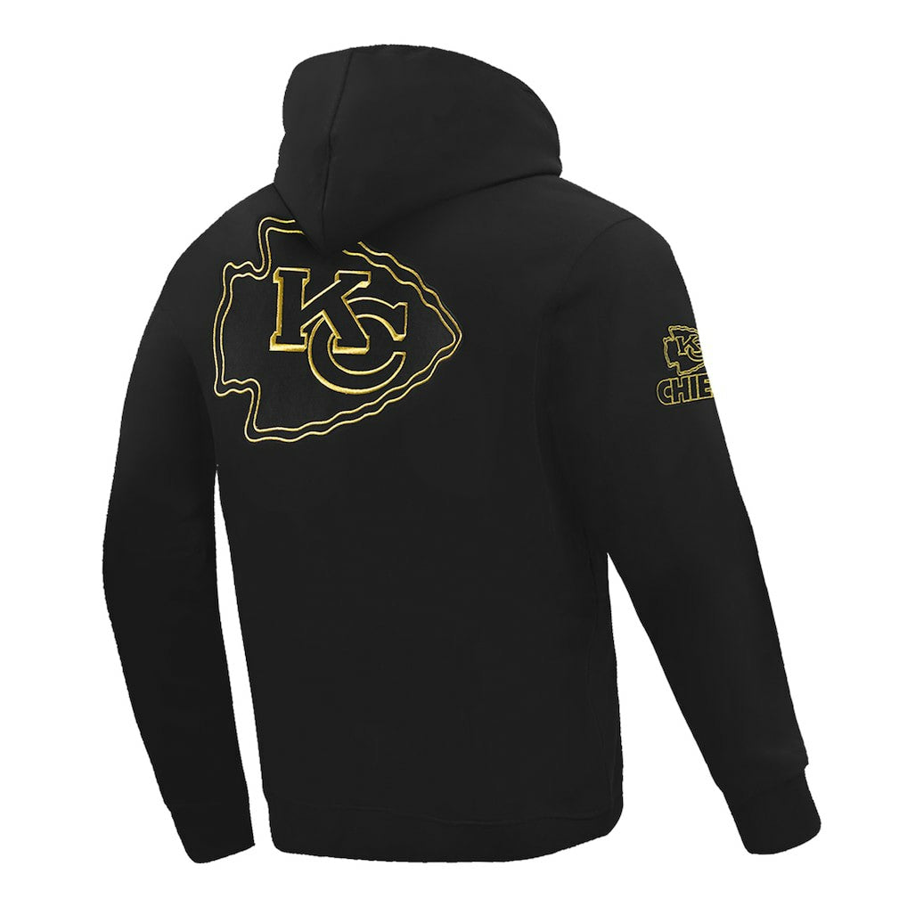 Kansas City Chiefs Pro Standard Classic Chenille Pullover Hoodie - Black sale