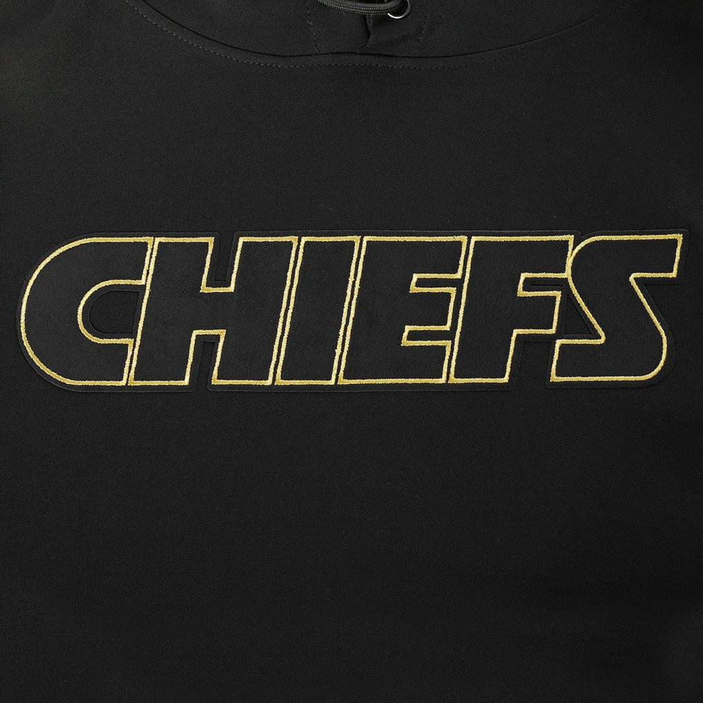 Kansas City Chiefs Pro Standard Classic Chenille Pullover Hoodie - Black sale