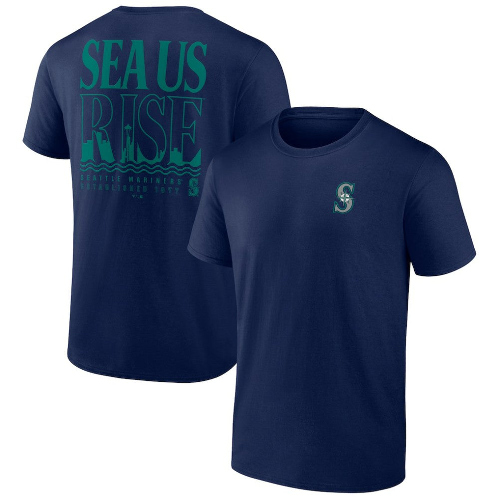 Seattle Mariners Sea Us Rise T-Shirt - Navy