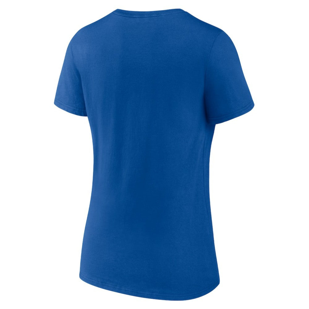 Texas Rangers Women's Lone Star Baseball V-Neck T-Shirt - Royal