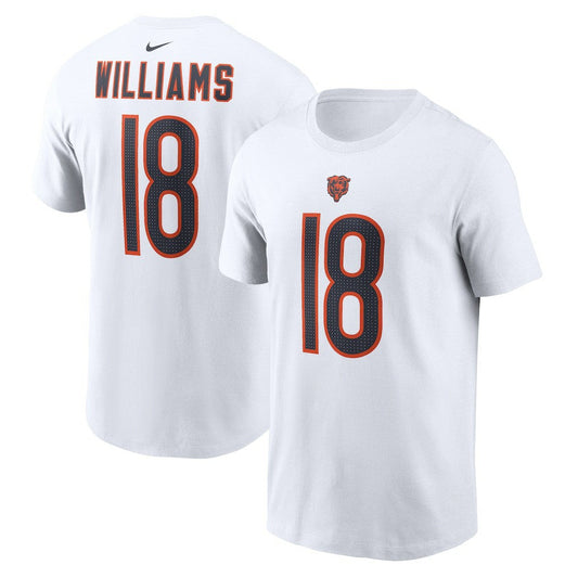 Caleb Williams Chicago Bears Name & Number T-Shirt - White | Nike sale