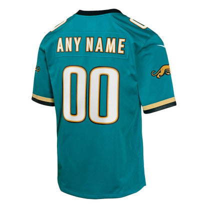 Jacksonville Jaguars Youth Prowler Throwback Custom Game Jersey - Teal | Nike online