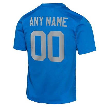 Detroit Lions Youth Alternate Custom Game Jersey - Blue | Nike sale