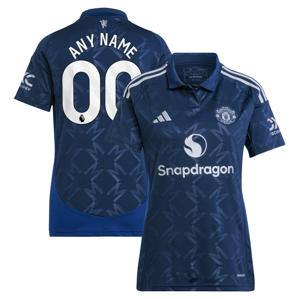 Manchester United Women's 2024/25 Away Replica Custom Jersey - Navy | Adidas sale