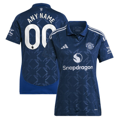 Manchester United Women's 2024/25 Away Replica Custom Jersey - Navy | Adidas sale