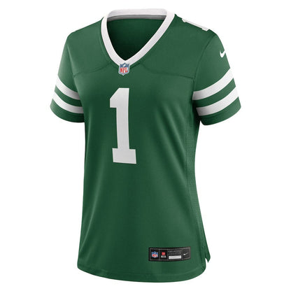New York Jets Women's #1 Mom Game Jersey - Legacy Green | Nike on sale