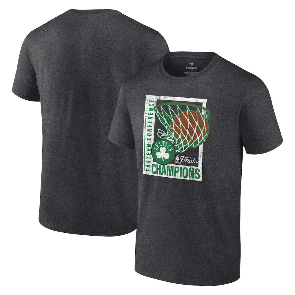 Boston Celtics 2024 Eastern Conference Champions Full Court Trap T-Shirt - Heather Charcoal | Fanatics sale
