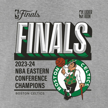 Boston Celtics 2024 Eastern Conference Champions Locker Room Post Up Move T-Shirt - Steel | Fanatics for sale