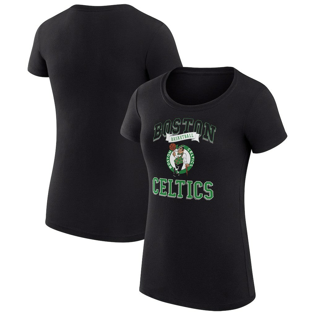 Boston Celtics G-III 4Her by Carl Banks Women's Super-Slim Fit Lightweight Team Logo T-Shirt - Black shop