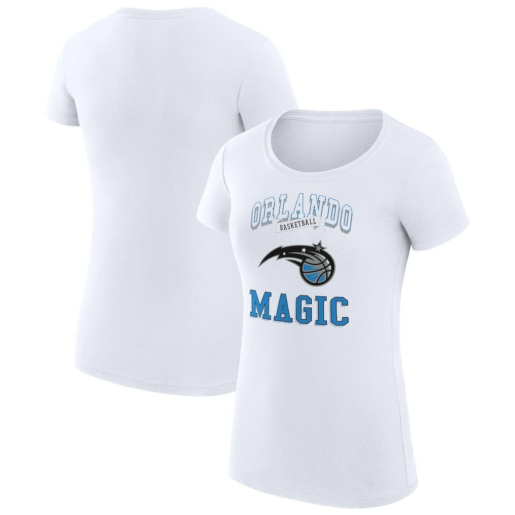 Orlando Magic G-III 4Her by Carl Banks Women's Super-Slim Fit Lightweight Team Logo T-Shirt sale - White for sale