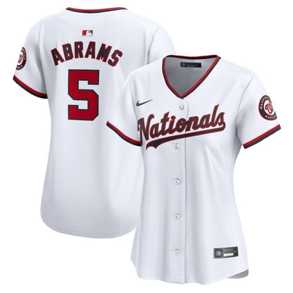 CJ Abrams Washington Nationals Women's Home Limited Player Jersey - White | Nike