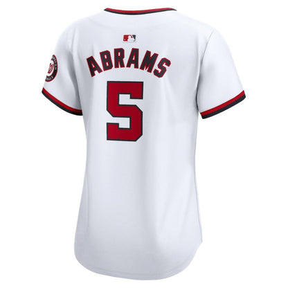 CJ Abrams Washington Nationals Women's Home Limited Player Jersey - White | Nike