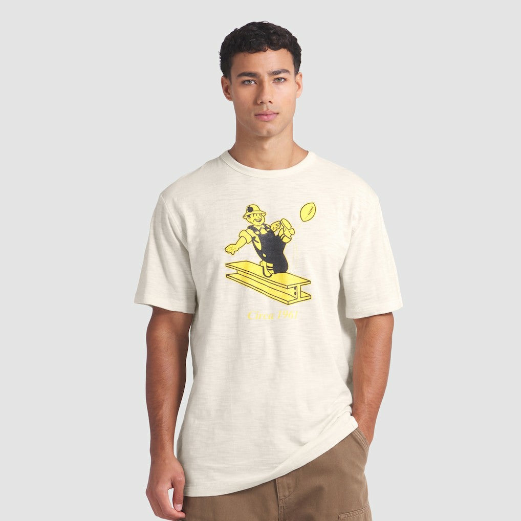 Pittsburgh Steelers Slub T-Shirt - Cream for sale