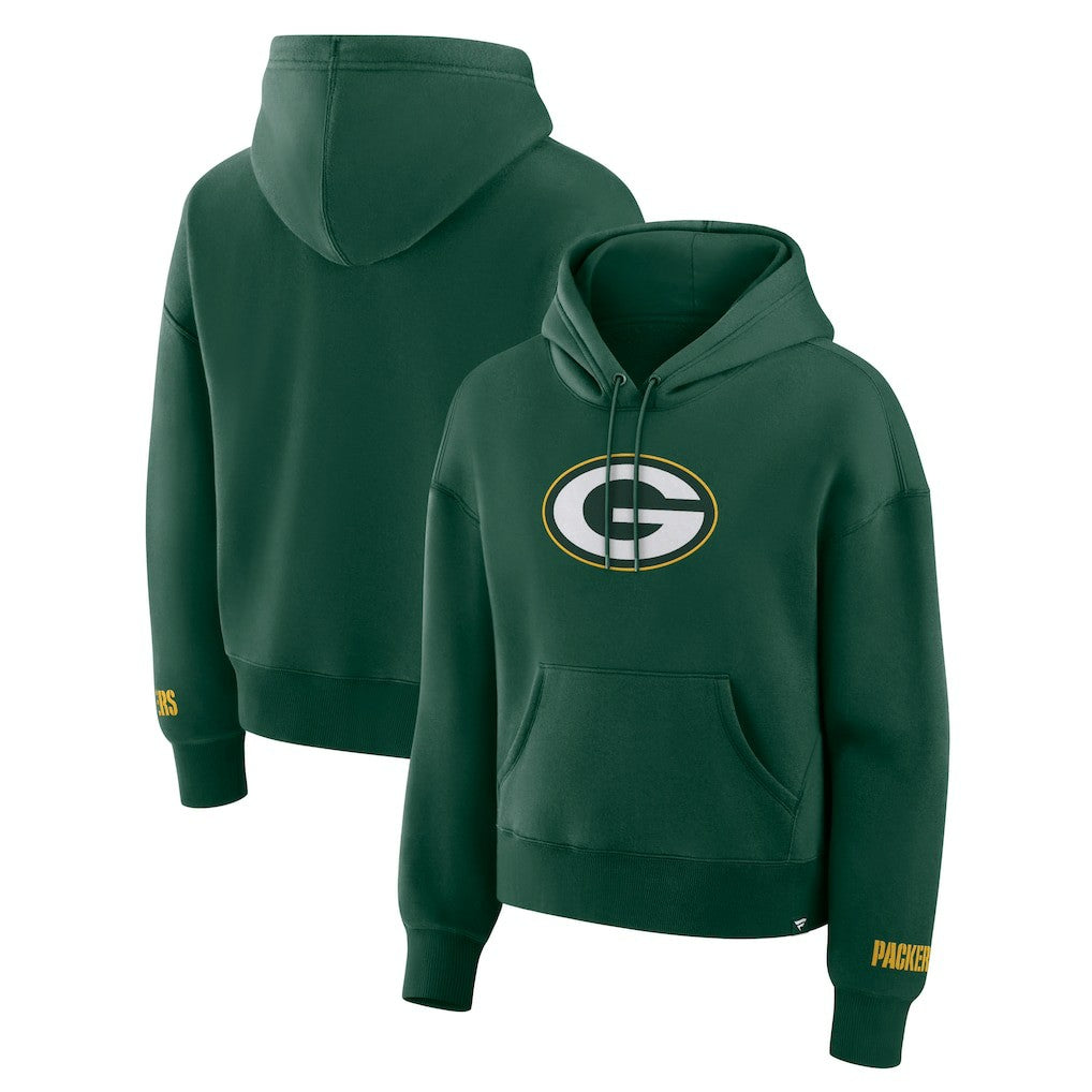 Green Bay Packers Women's Legacy Fleece Pullover Hoodie - Green outlet
